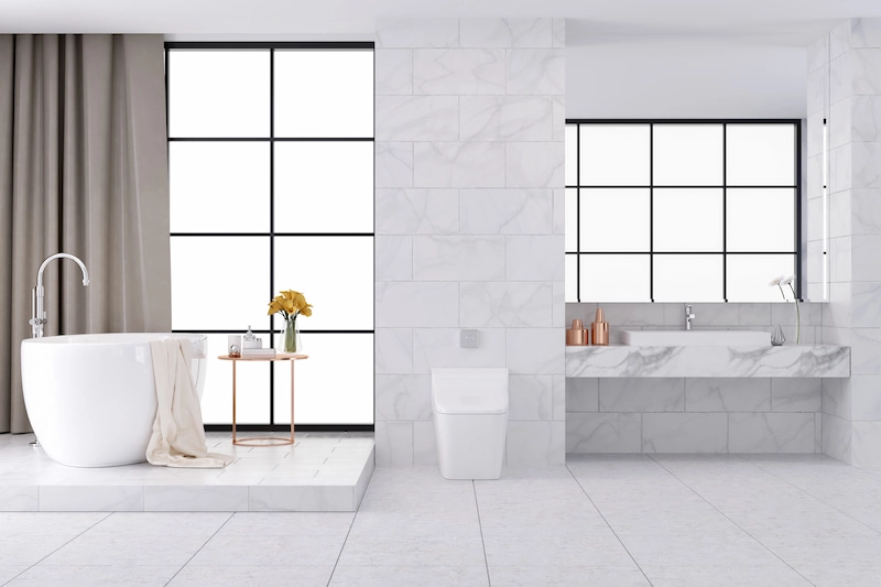 Square Trellis Bathroom Ventilation